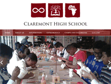 Tablet Screenshot of claremonthigh.co.za